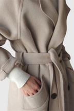 Abrigo Largo de lana Dalila