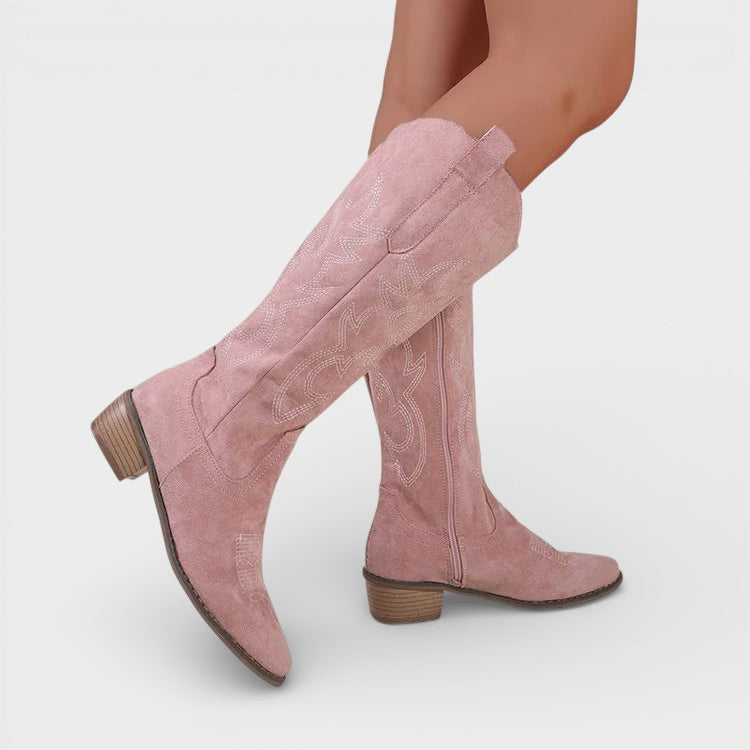 Botas tacón cowboy Aina