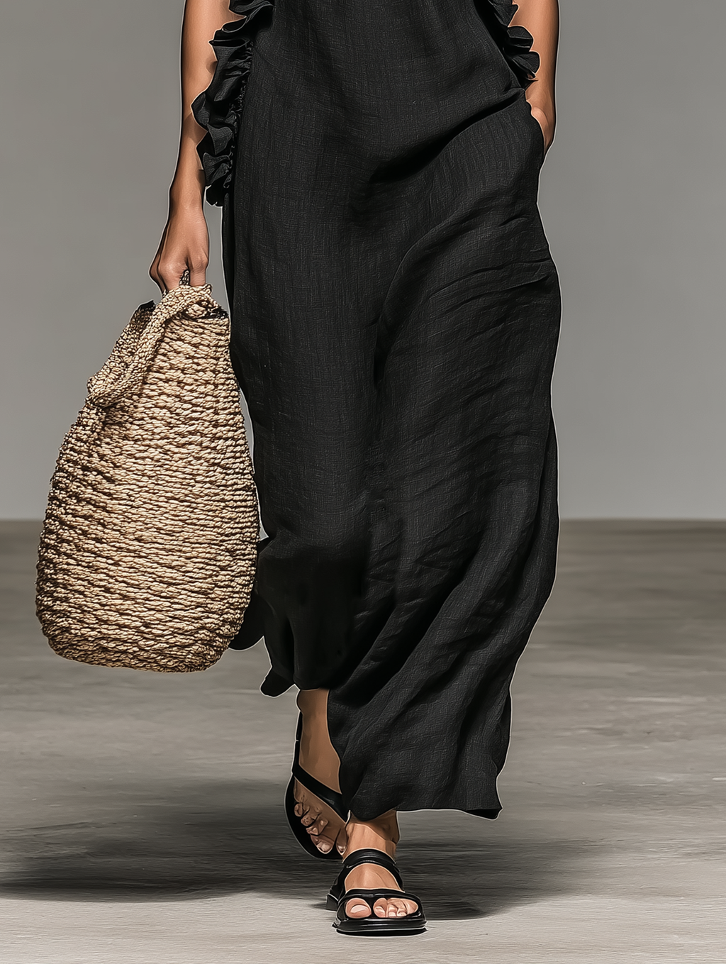 Vestido con Volantes Leandra