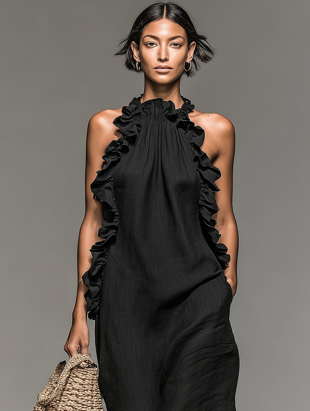 Vestido con Volantes Leandra