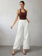 Pantalones de tiro alto Zhamira