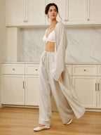 Pantalones de lino Giovanna