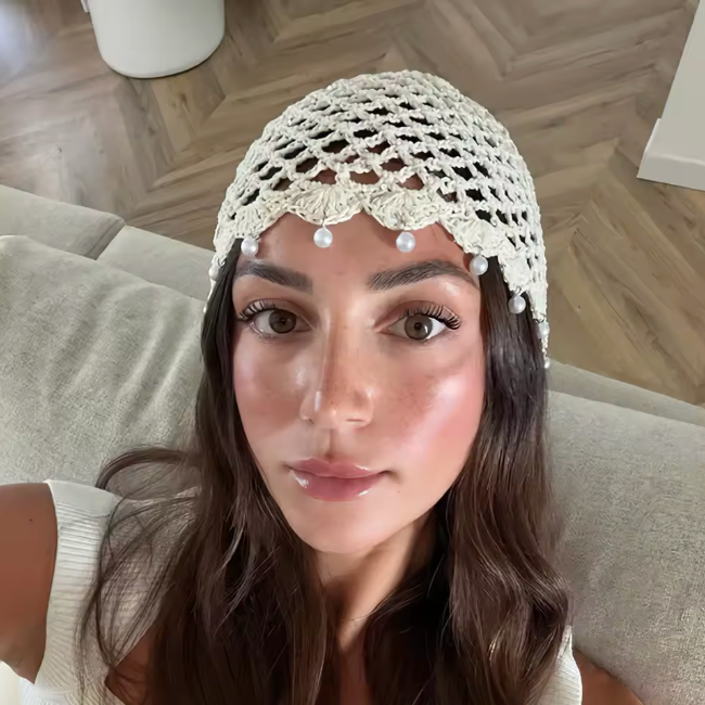 Gorro de Ganchillo Perla