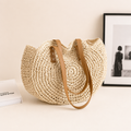 Bolso de Paja Trenzada Redondo Serena