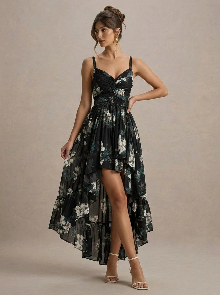 Vestido Floral de Tirantes Mercedes