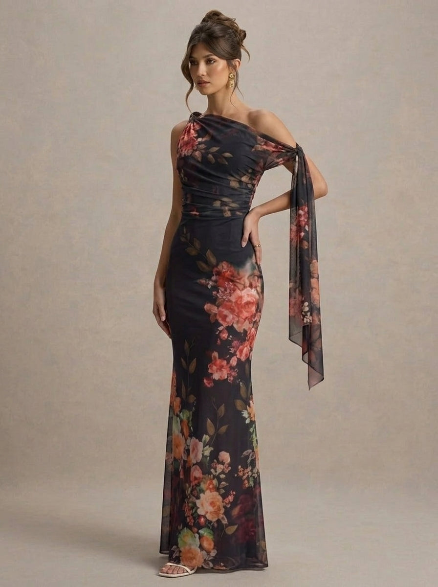 Vestido Floral Plisado Maica