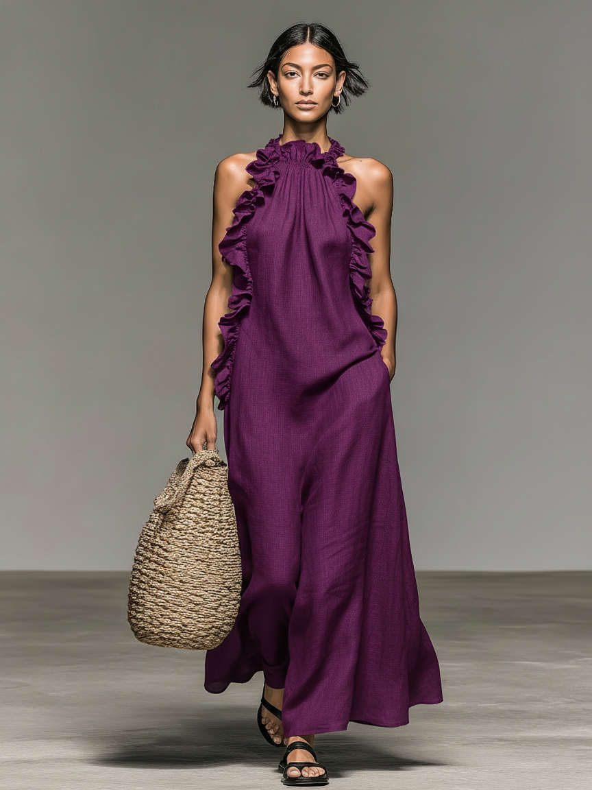 Vestido con Volantes Leandra
