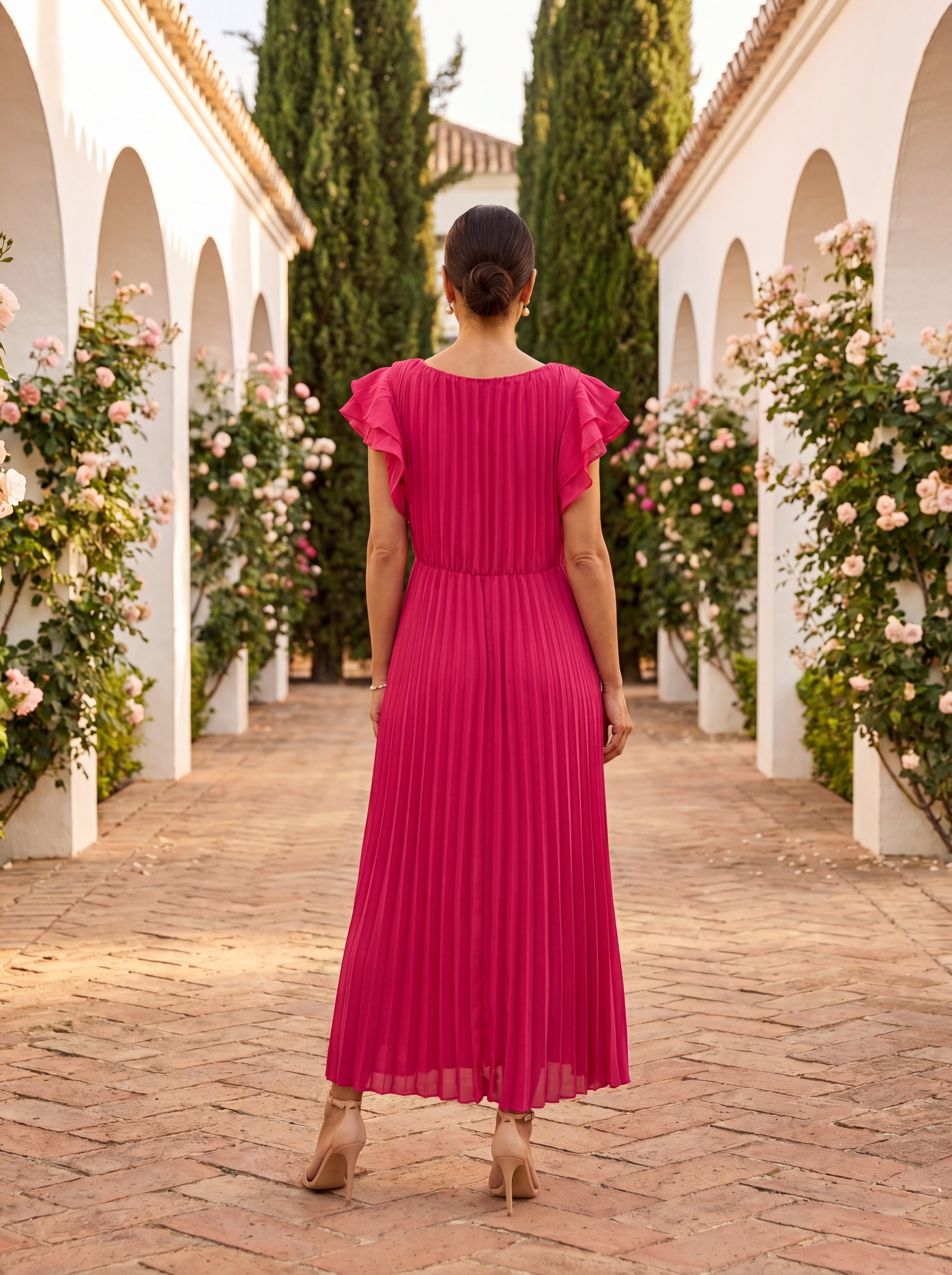 Vestido Plisado Sara
