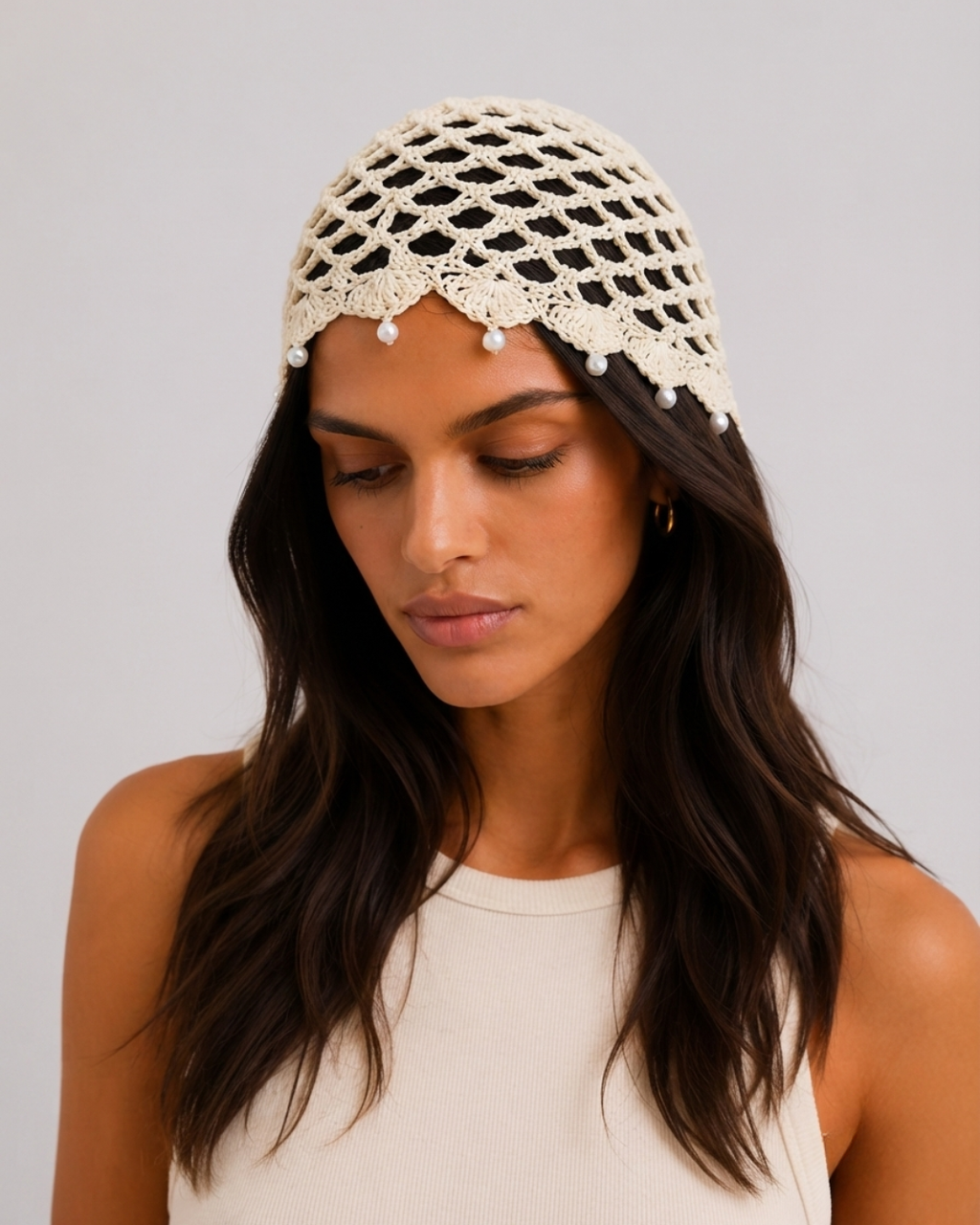 Gorro de Ganchillo Perla