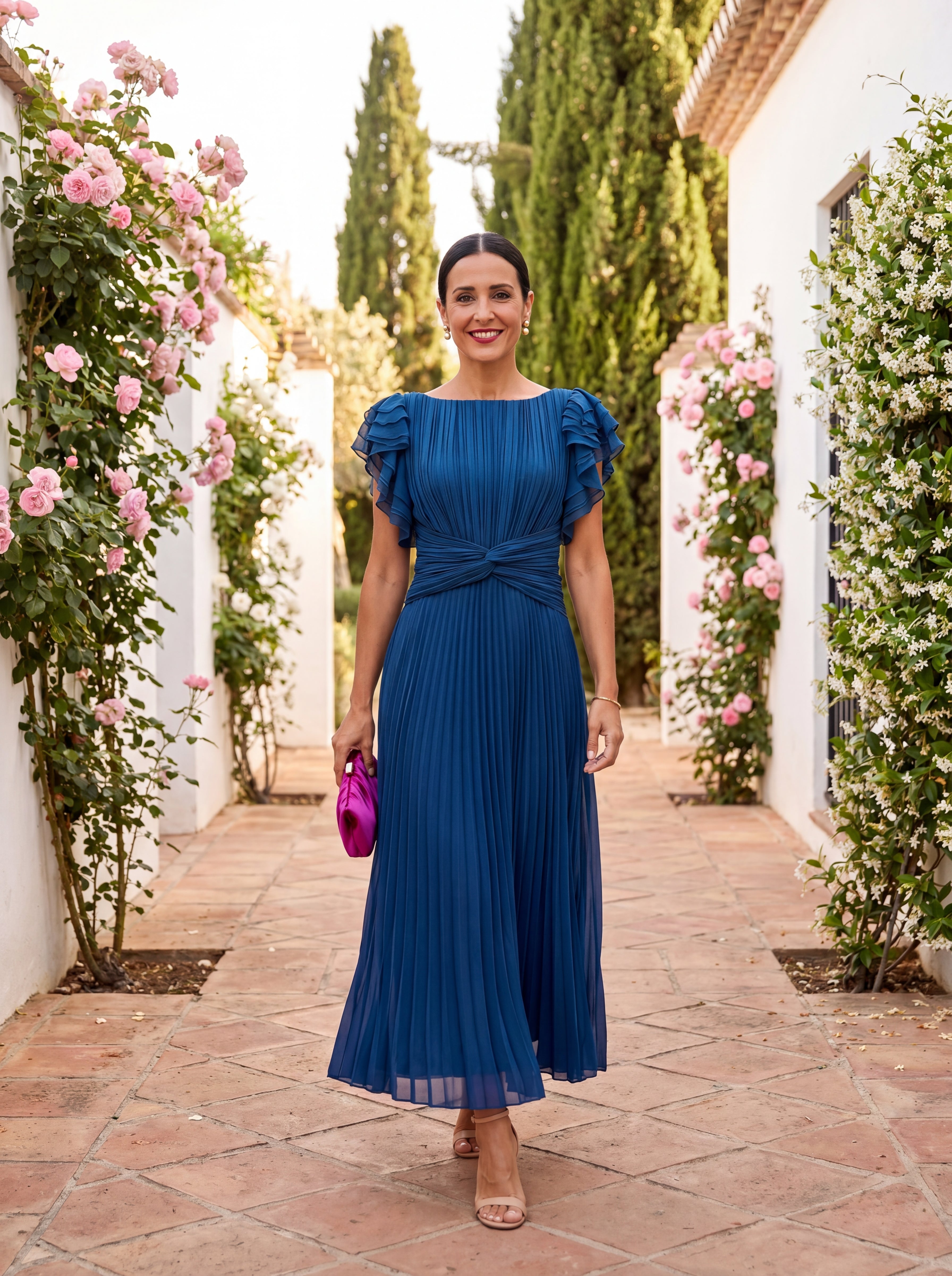 Vestido Plisado Sara