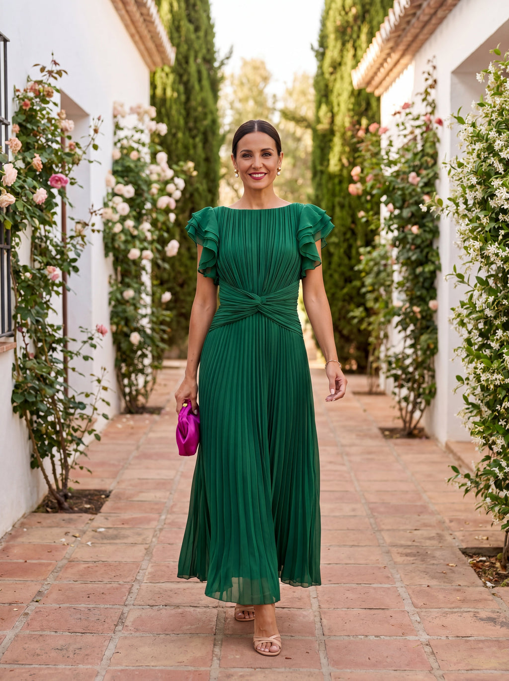 Vestido Plisado Sara