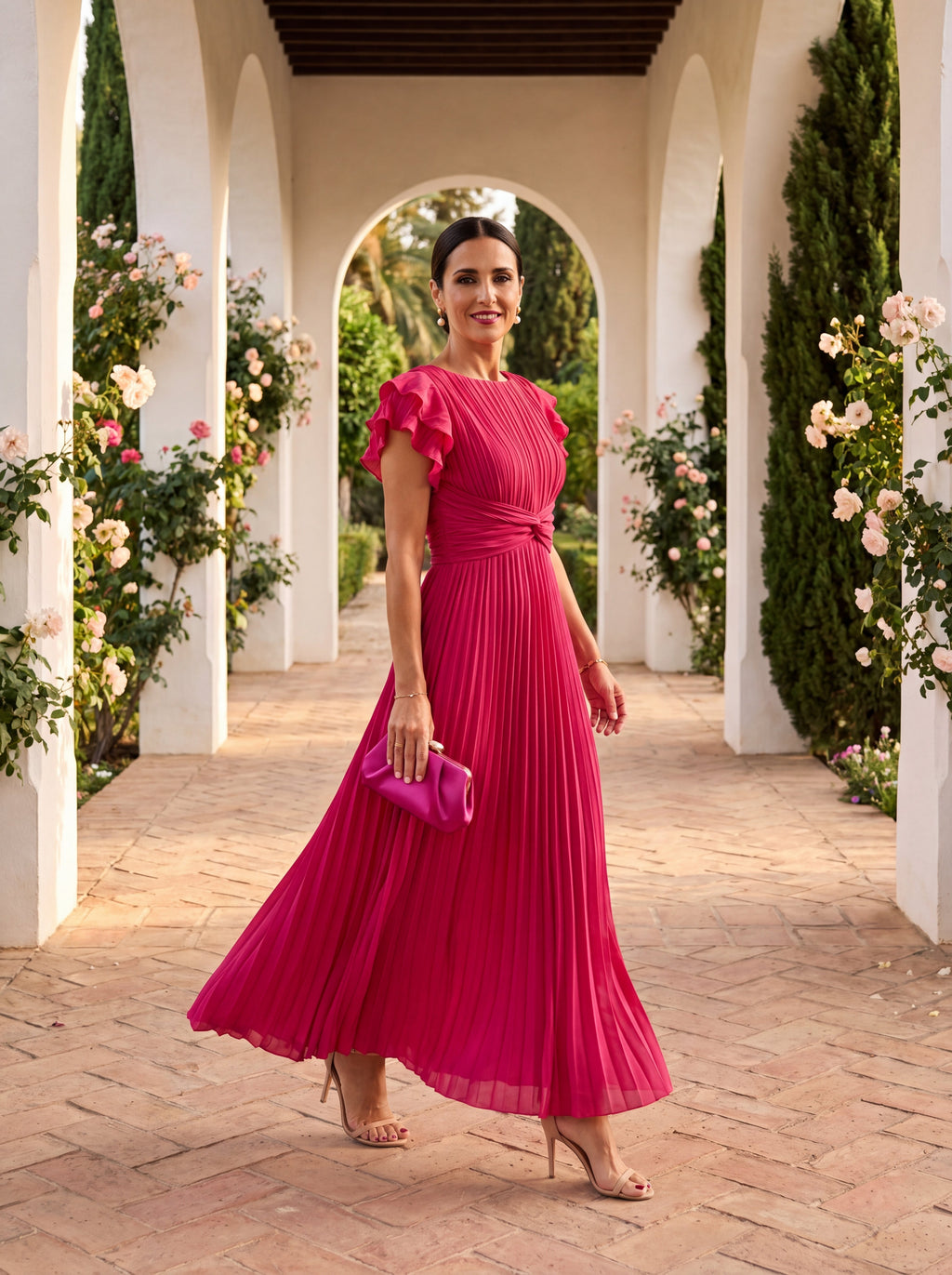 Vestido Plisado Sara