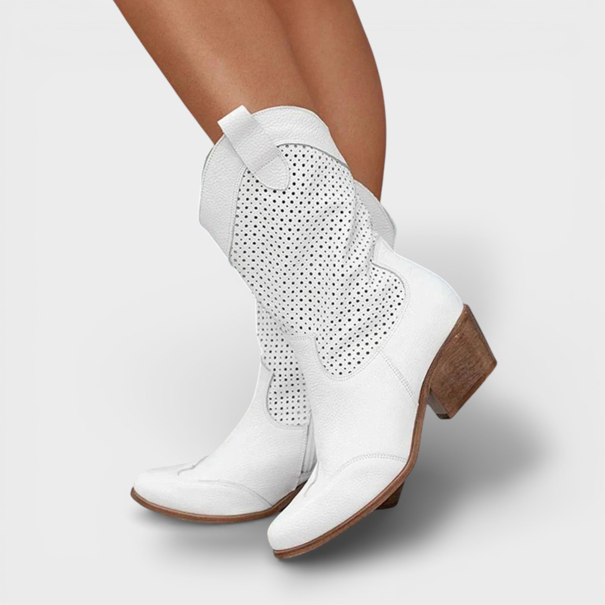 Botas Cowboy Mujer Cremallera Lateral