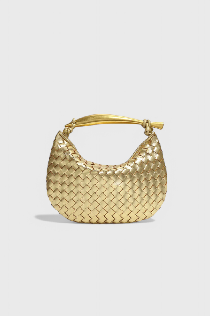 Bolso Clarice con Asa de Oro