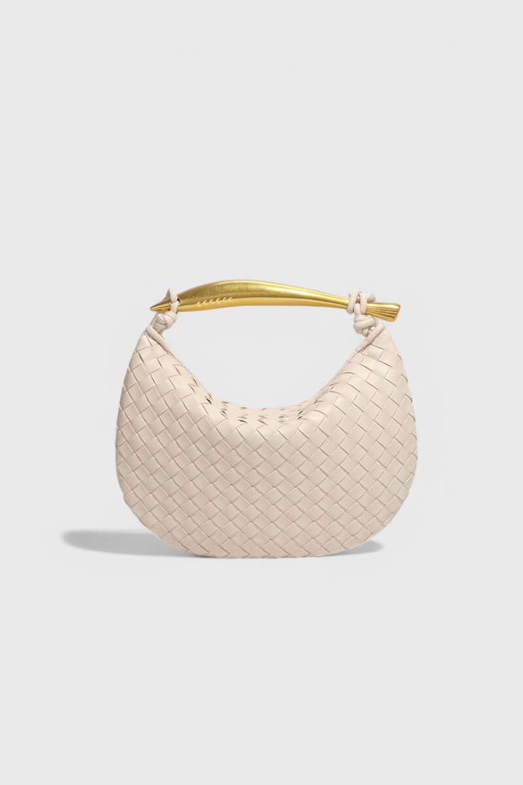 Bolso Clarice con Asa de Oro