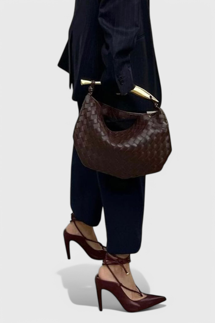 Bolso Clarice con Asa de Oro