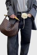 Bolso Clarice con Asa de Oro