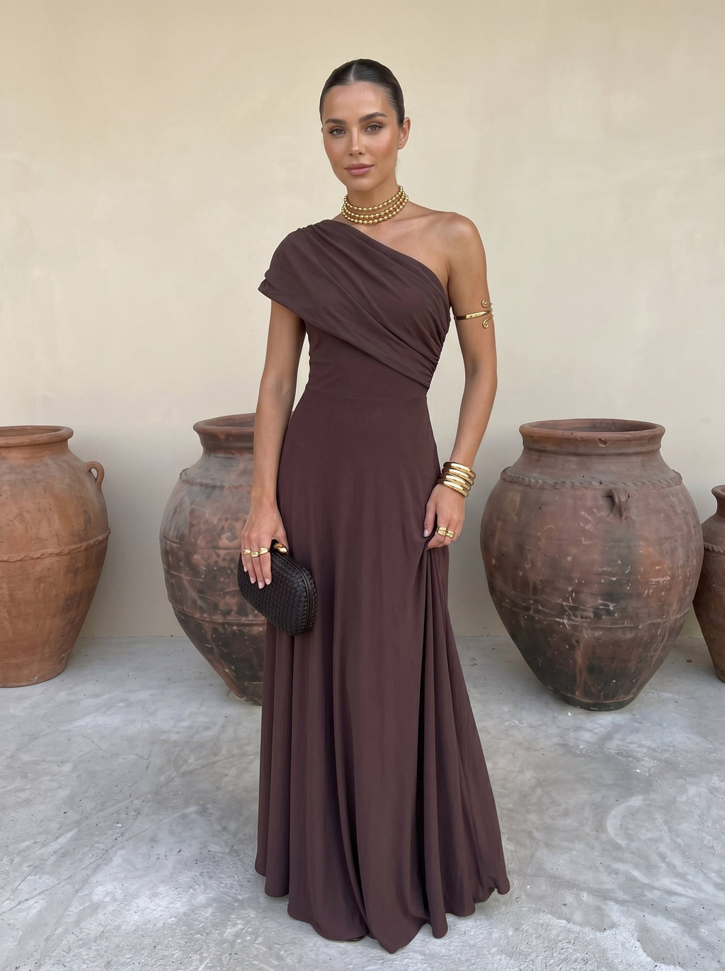 Vestido Hombro Caído Natalia