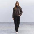 Cazadora Biker Efecto Piel Tini