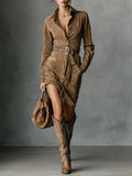 Vestido Elegante de cintura marcada Adela