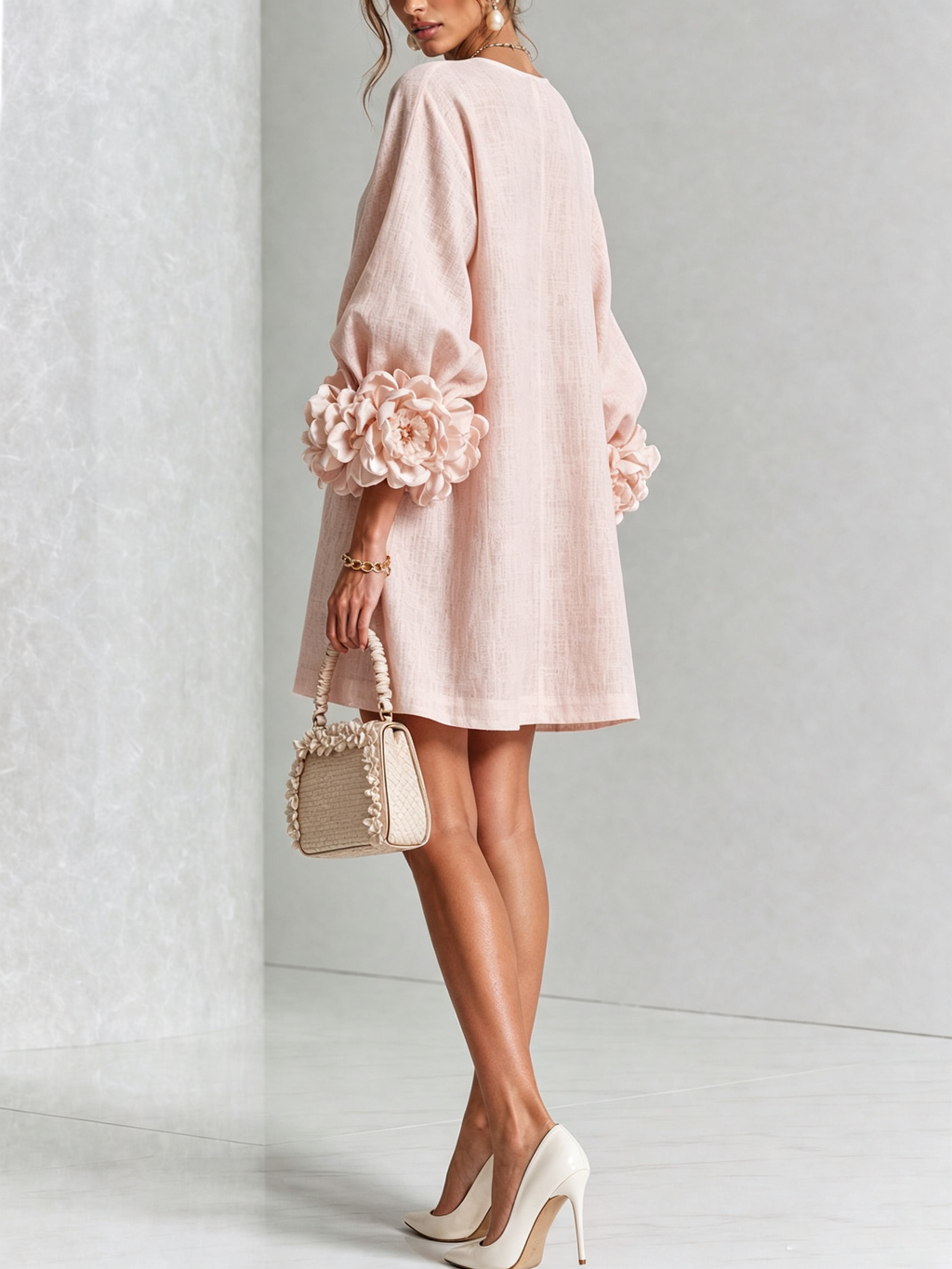 Mini Vestido con botones Roxanna