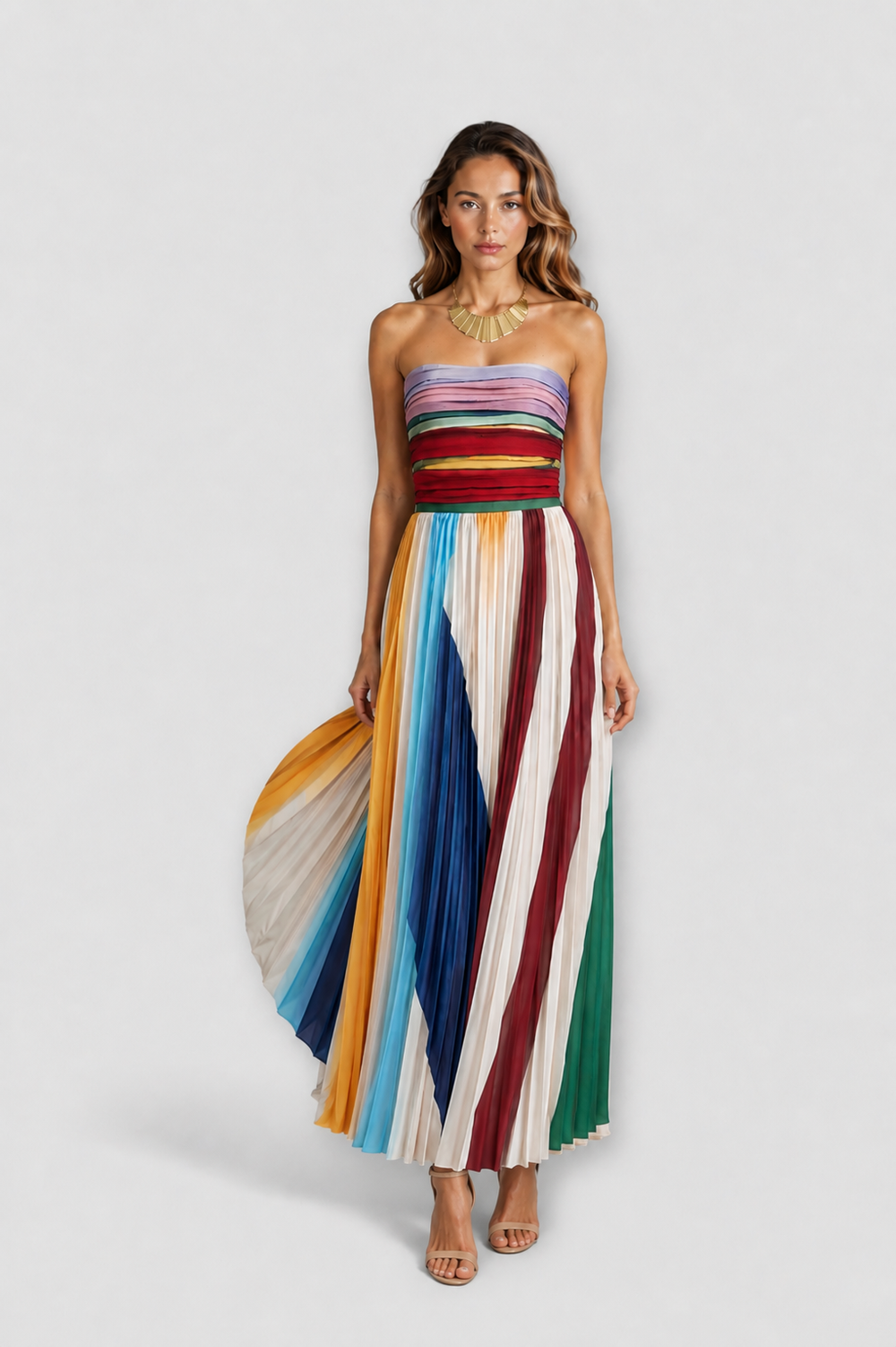Vestido Plisado Evelyne