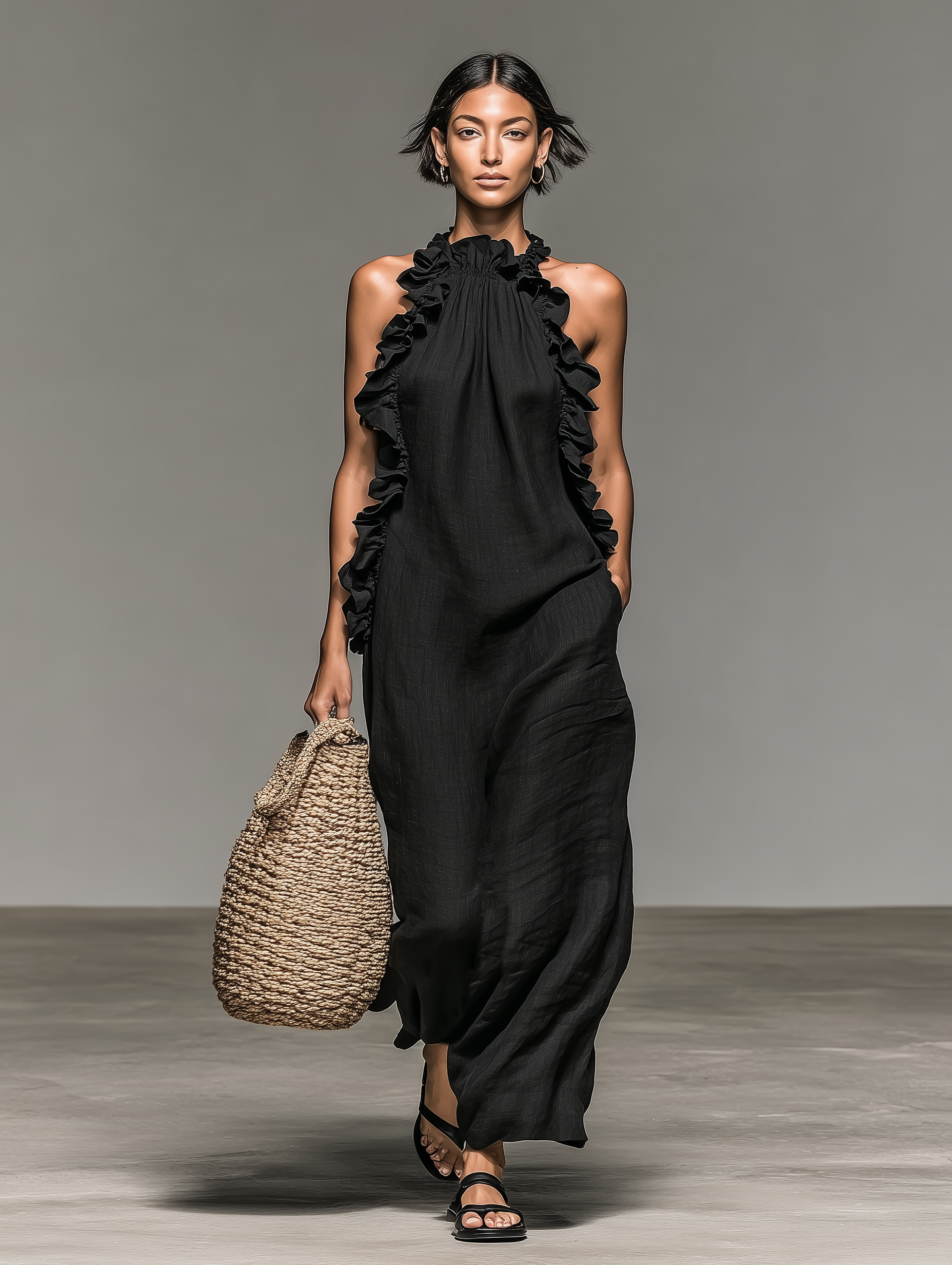 Vestido con Volantes Leandra