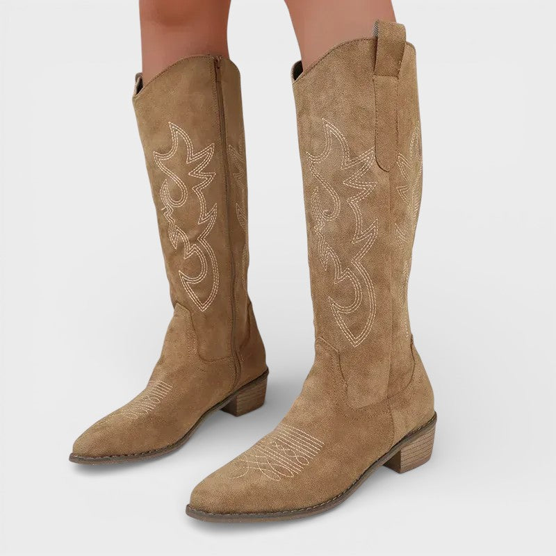 Botas tacón cowboy Aina