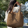 El Bolso Shopper de Sorgo Trenzado Octavia