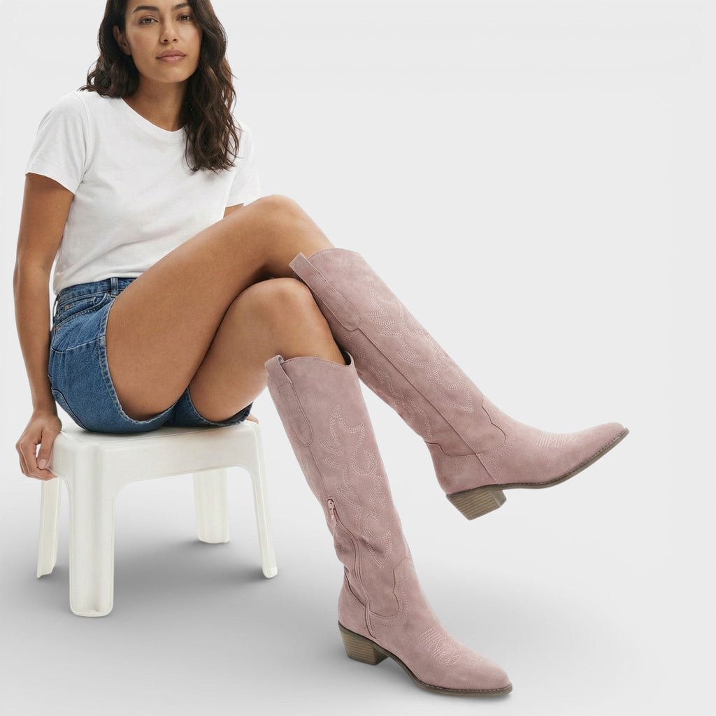Botas tacón cowboy Aina