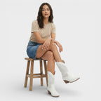Botas Cowboy Mujer Cremallera Lateral