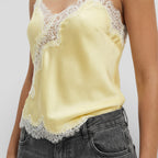 Blusa encaje sin mangas Selene