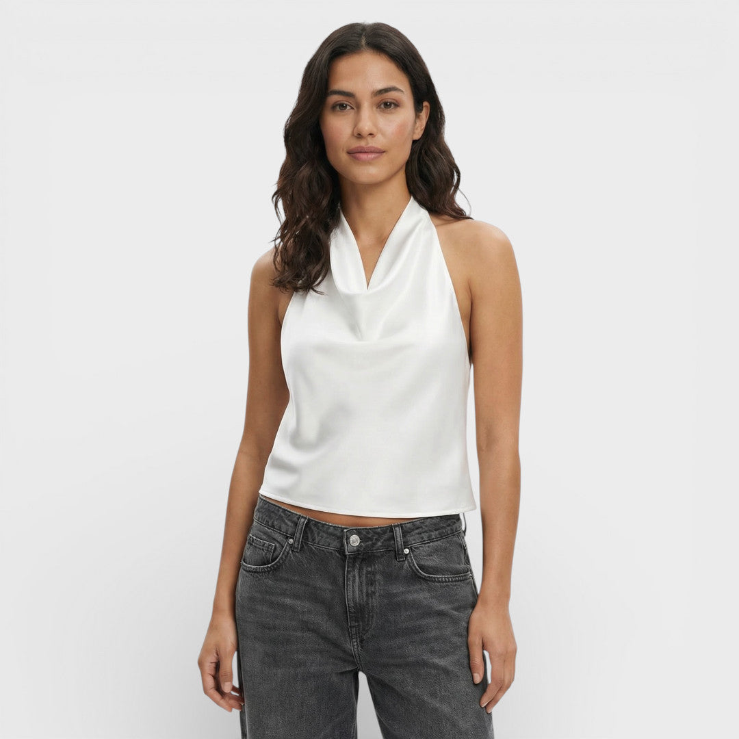 Blusa Halter espalda descubierta Celine