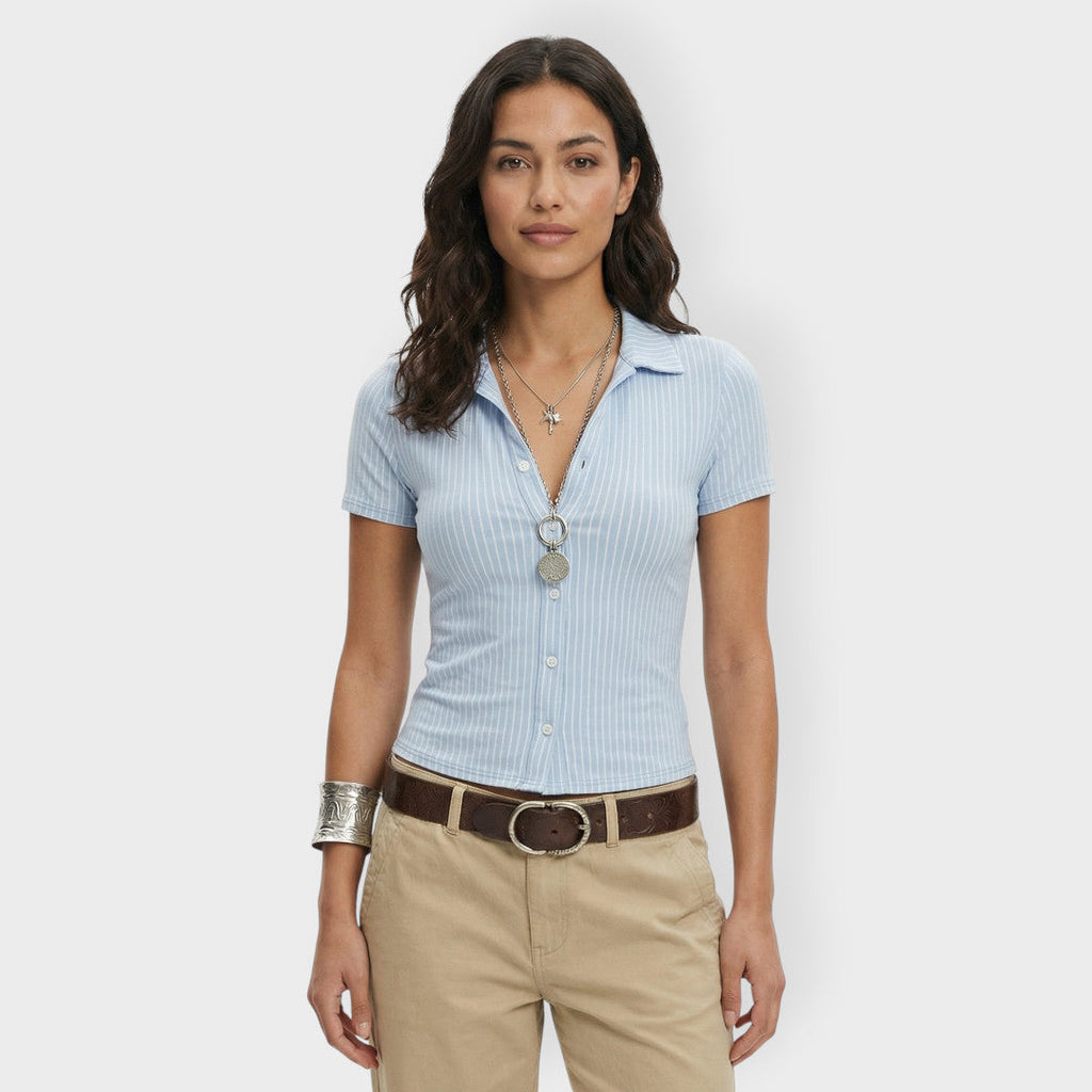 Camisa rayas manga corta Michelle