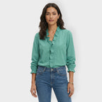 Camisa volantes elegante Kim
