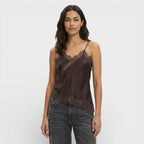 Blusa encaje sin mangas Selene