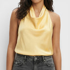 Blusa Halter espalda descubierta Celine