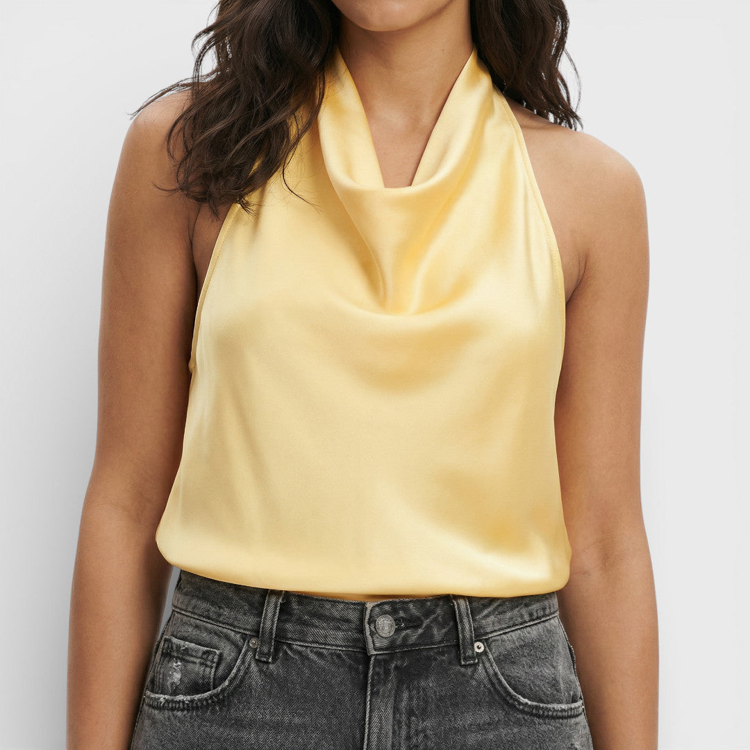 Blusa Halter espalda descubierta Celine