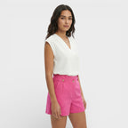 Blusa escote pico elegante Sandra