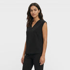 Blusa escote pico elegante Sandra