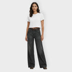 Vaqueros wide leg rotos Moana