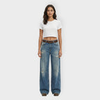 Vaqueros wide leg rotos Moana