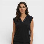Blusa escote pico elegante Sandra