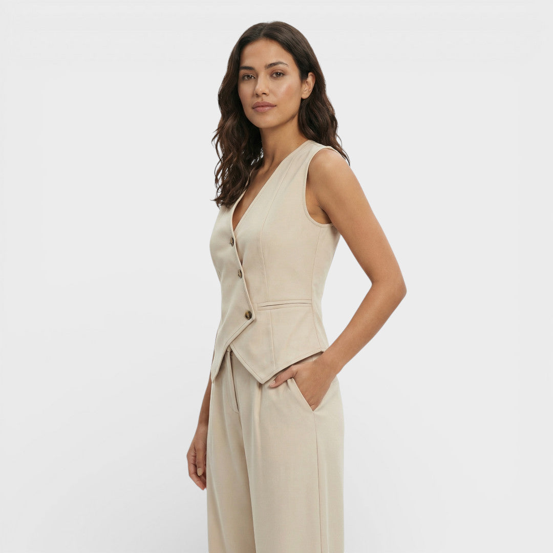 Conjunto elegante chaleco Lara