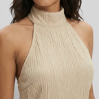 Conjunto Plisado Halter Marissa