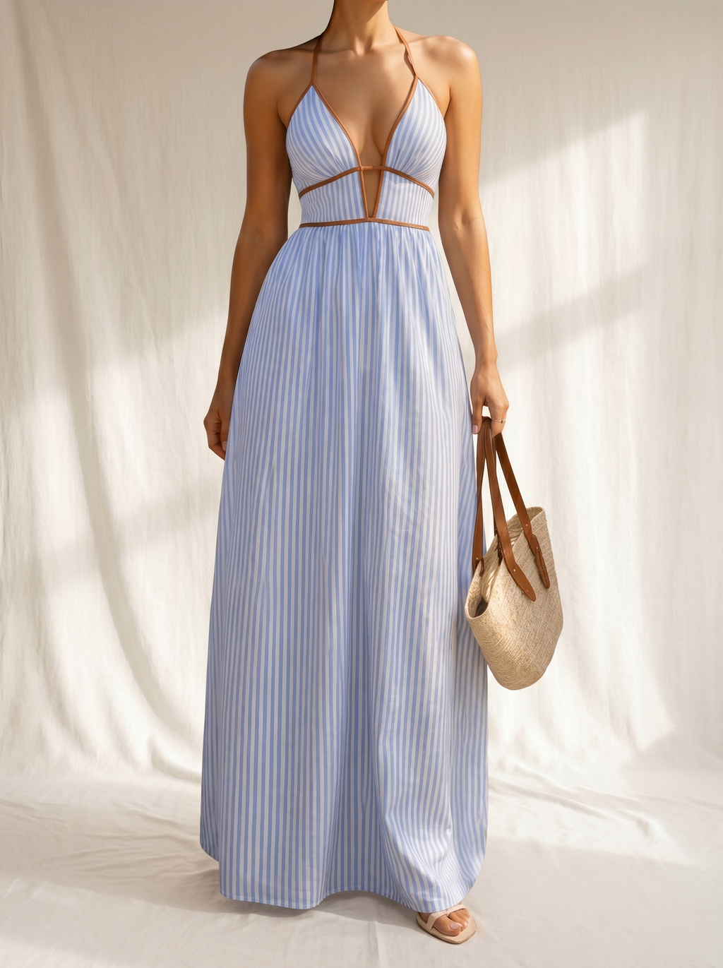Vestido de Rayas Marina
