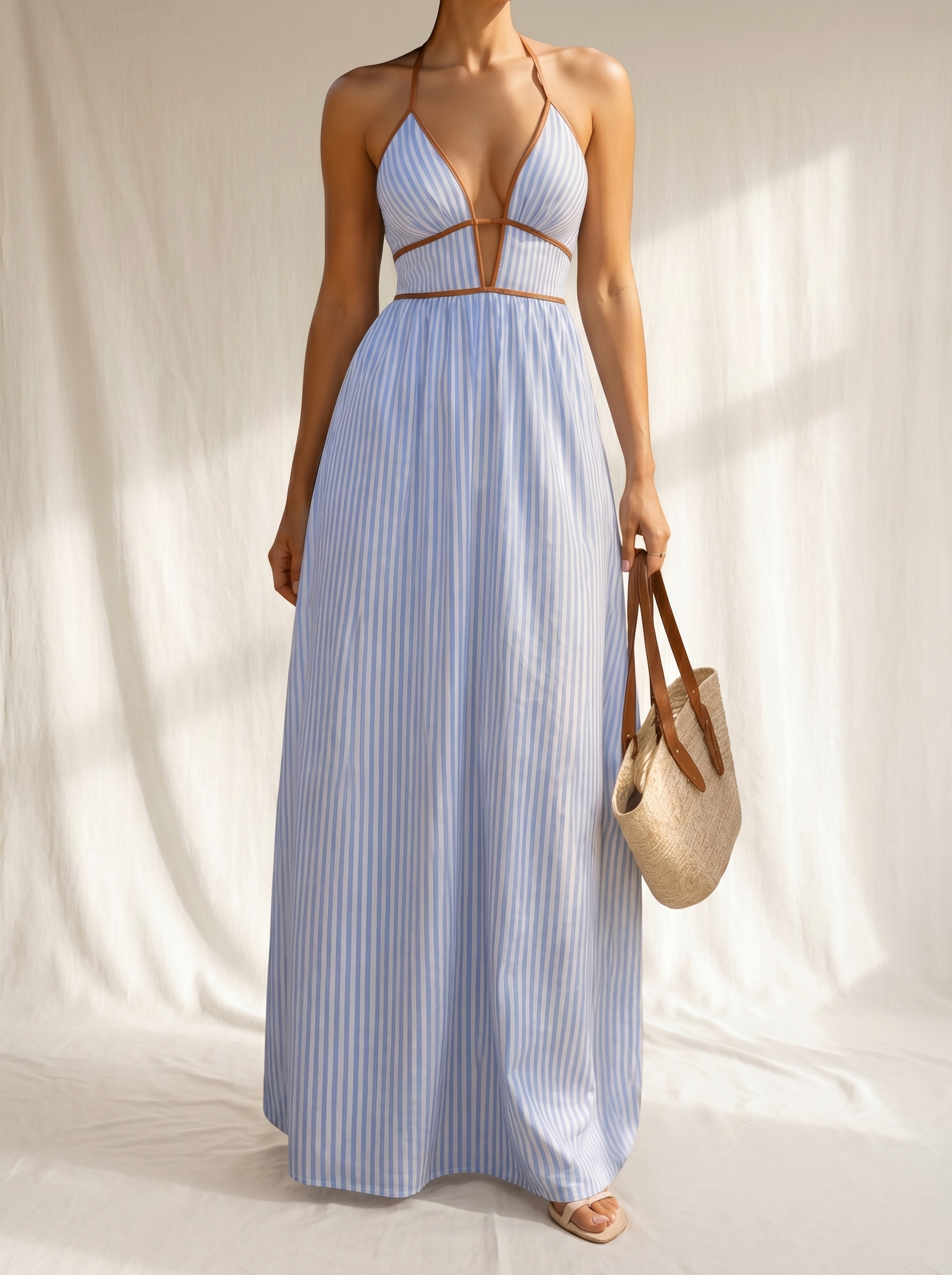 Vestido de Rayas Marina