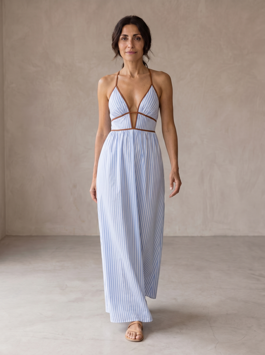 Vestido de Rayas Marina