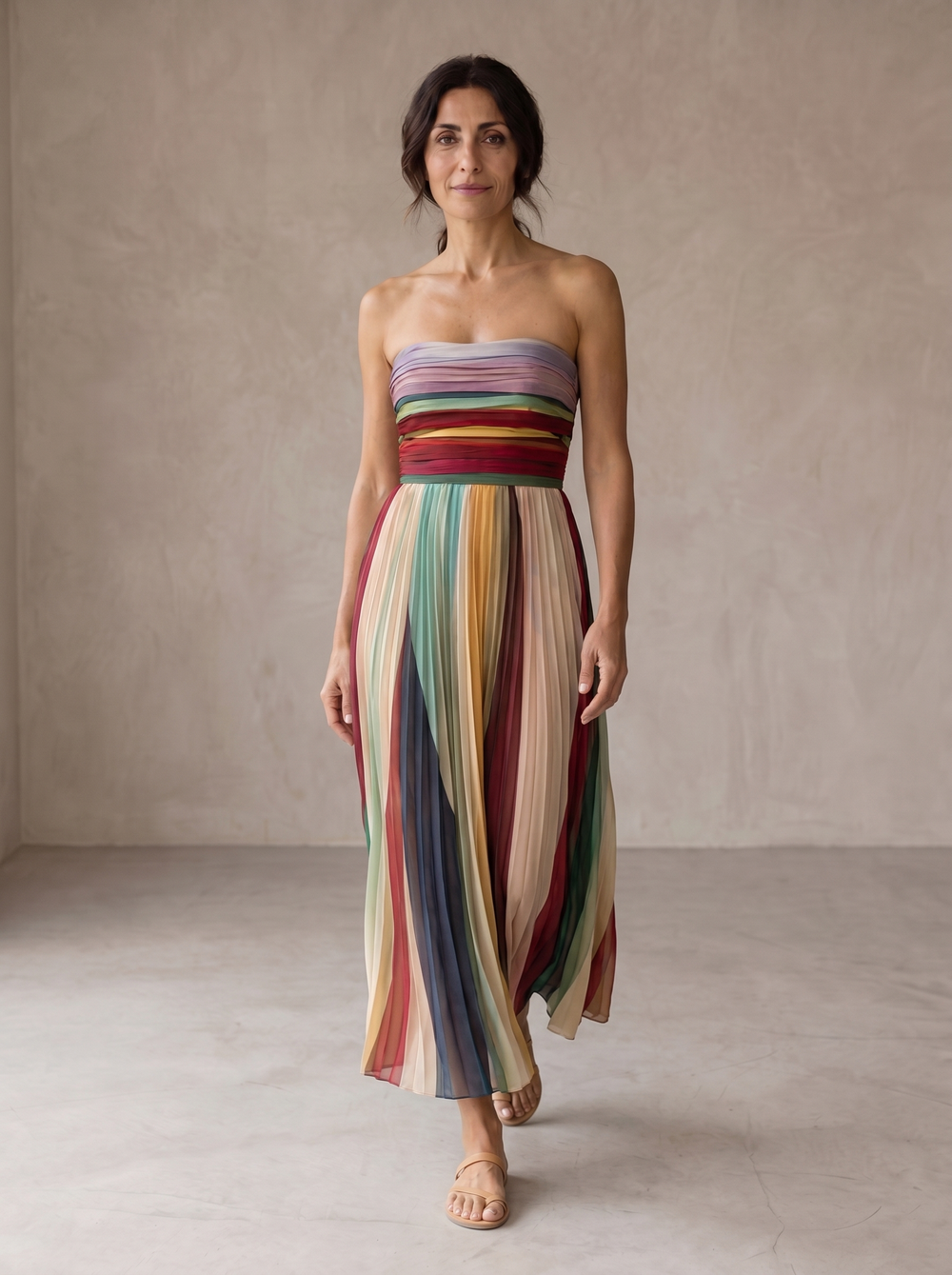 Vestido Plisado Evelyne