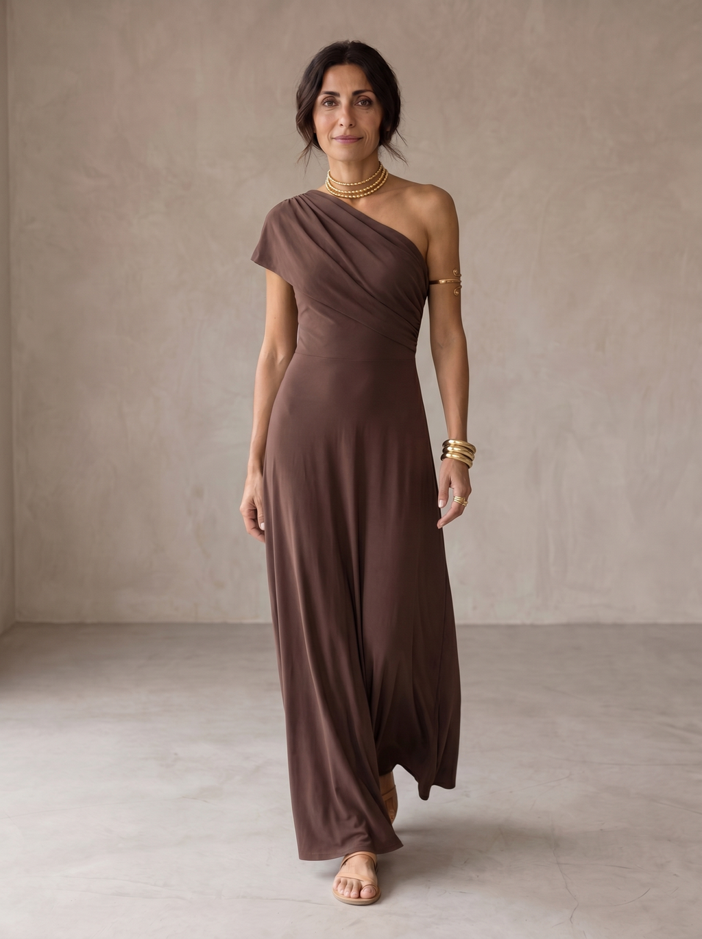 Vestido Hombro Caído Natalia